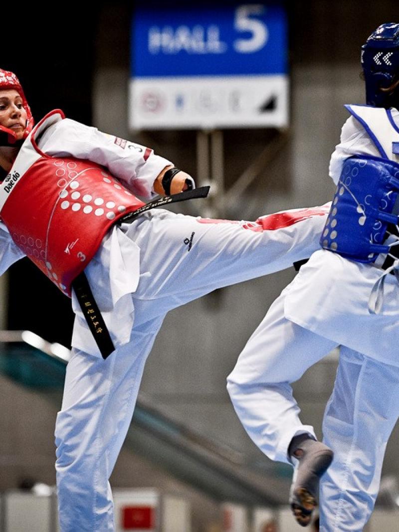Lisa Gjessing of Denmark in action 